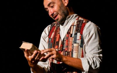 Marco Bertarini in scena a Portomaggiore con “Libruncoli”