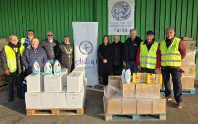 Dal Club 41 Ferrara 6 una donazione di biscotti e prodotti per l’igiene in favore delle famiglie più fragili