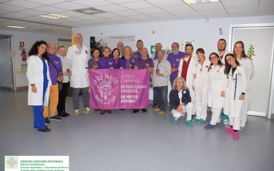 Grazie a “Casco Matto” pandorini natalizi a geriatria