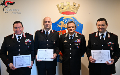Carabinieri. Medaglia Mauriziana per tre ufficiali ferrarese