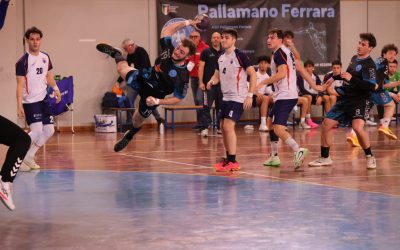 Pallamano Ferrara fa 2 su 2 nel derby e prende il largo