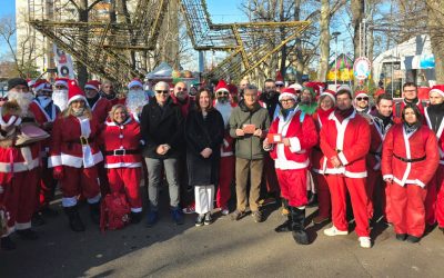 Babbi Natale in sella per la solidarietà: Ferrara pedala a favore dell’Alzheimer