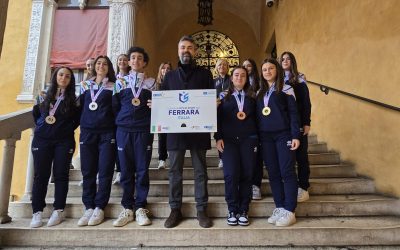 Congratulazioni in Municipio ai pattinatori ferraresi vincitori di medaglie ai Mondiali di Pechino