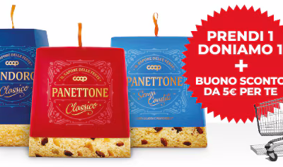 Natale solidale nei negozi di Coop Alleanza 3.0 con “Prendi1, doniamo1”