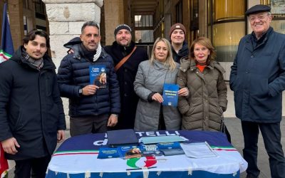 Banchetto di Fratelli d’Italia in Trento Trieste