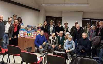 I Nottambuli donano materiale didattico e ludico alla Neuropsichiatria infantile di Cento