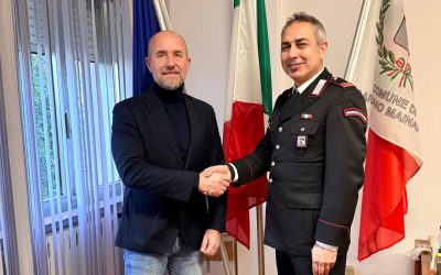 Vigarano. Il sindaco saluta il maresciallo Morana, per anni al servizio della comunità