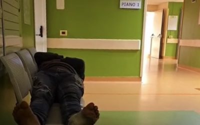 Senzatetto costretto a dormire nel pronto soccorso pediatrico