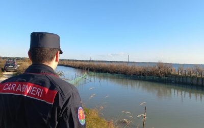 Comacchio, colto sul fatto mentre pesca illegalmente nelle Valli