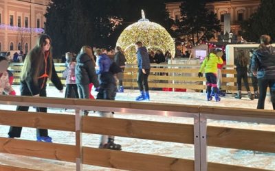 Copparo, si chiude la stagione della pista di ghiaccio