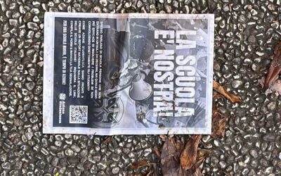 Anche a Ferrara i volantini che invitano a segnalare i “professori di sinistra”