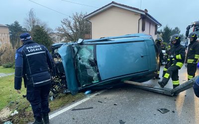 Paura in via Bassa, incidente con una mamma e due bambine