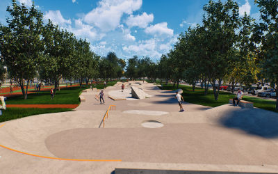 Nuovo skatepark in via Tassoni: 1.250 metri di pista con rampe e percorsi