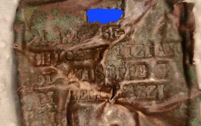 Ritrovata a Francolino una piastrina della Seconda guerra mondiale