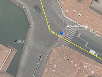 In corso Giovecca interventi sulla pavimentazione all’incrocio con corso Martiri della Libertà