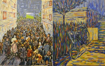 Scafuri espone al pubblico le sue opere