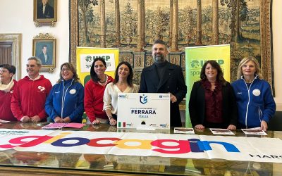 Uisp accende Ferrara: Giocagin In Light illumina il Palasport