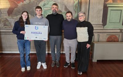 Nuoto: riconoscimento del Comune agli atleti ferraresi Luca e Matilde Desiderio