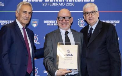 Al presidente della Centese la benemerenza di Fgic e Lnd