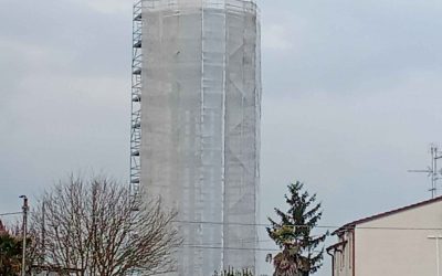 Benvignante, al via la demolizione della torre dell’acquedotto
