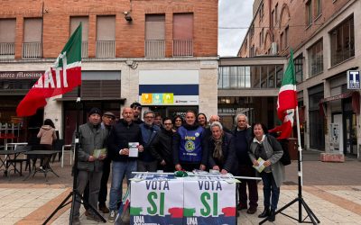 Referendum giustizia, nuovo banchetto informativo in Corso Martiri di Forza Italia Ferrara