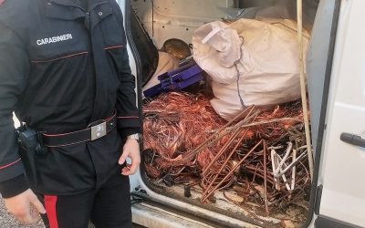 Trasportano 800 chili di oro rosso. Sei denunciati per ricettazione di rame