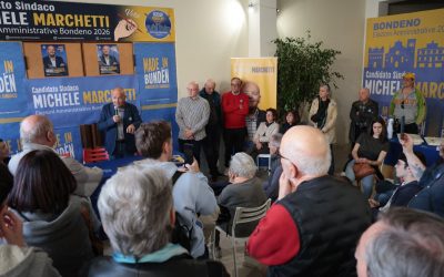 Elezioni. Marchetti inaugura la sede elettorale all’ex Cinema Orfeo