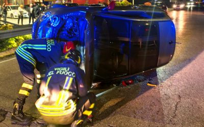 Incidente sulla Virgiliana, strada chiusa due ore