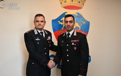 Carabinieri, si conclude a Ferrara il tirocinio del tenente Rizzo