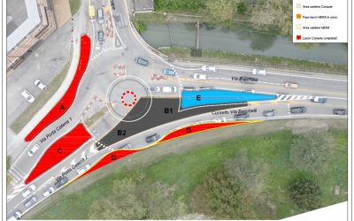 Porta Catena-Canapa-Bacchelli: dal 16 aprile semafori spenti e circolazione a rotatoria