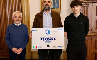 Riconoscimento in Comune ai campioni ferraresi di tennis tavolo
