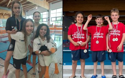 Nuoto, il settore giovanile del Cus Ferrara brilla su due fronti