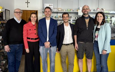 Accorsi e Taddia in visita ai commercianti delle frazioni con Ascom Confcommercio