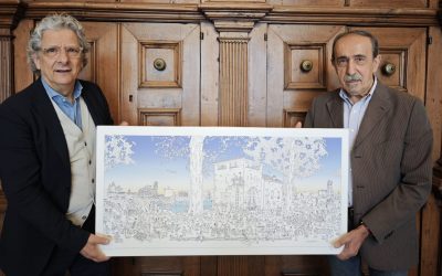 “La porta degli angeli” di Gualandi donata alla città per i trent’anni Unesco
