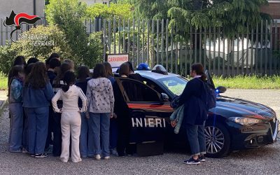 I carabinieri portano i giovani copparesi a lezione di legalità
