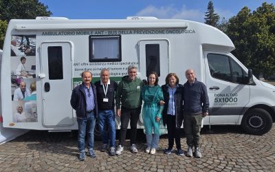 Il bus della prevenzione di Ant è arrivato in piazza della Libertà