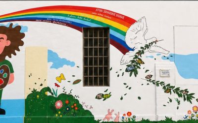 Un arcobaleno di pace colora Portomaggiore