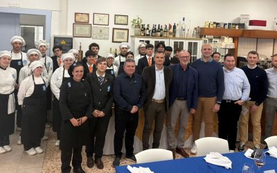 I Carabinieri a tavola con gli studenti dello Ial