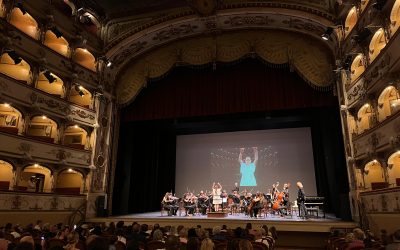 I bambini dirigono l’Orchestra Sinfonica d’Este al Teatro Comunale