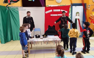Gli alunni della scuola dell’infanzia incontrano i Carabinieri