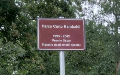 Corretto il refuso sulla targa: Ferrara inaugura il Parco Carlo Rambaldi