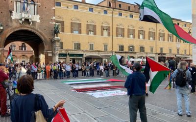 Presidio contro l’attacco alla Flotilla. La promessa: “Andremo avanti”