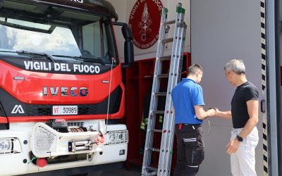 Distaccamento dei Vigili del fuoco volontari, installato il sistema di allarme