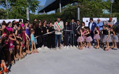 Inaugurata la nuova pista di pattinaggio di via Caretti