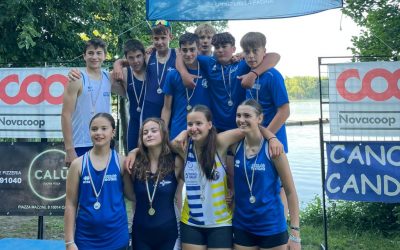 Sette medaglie per i giovanissimi del Canoa Club