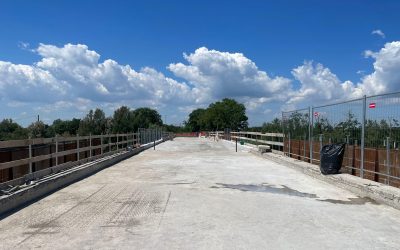 Il ponte sulla Sp54 riapre il 15 giugno