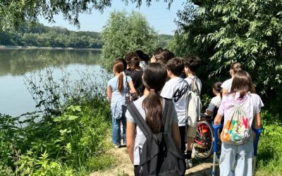 Ecologia urbana, la scuola in golena alla scoperta dell’ambiente