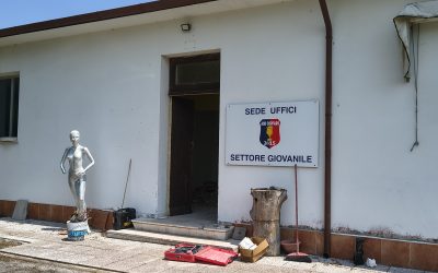 Proseguono i lavori sugli ex spogliatoi dello stadio “Preziosa”