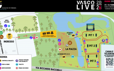 Vasco Rossi: ecco la mappa del doppio evento al parco urbano