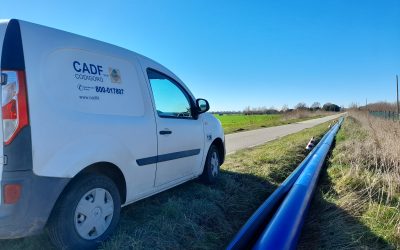 Nuova condotta idrica Cadf a Comacchio in località Valle Pega